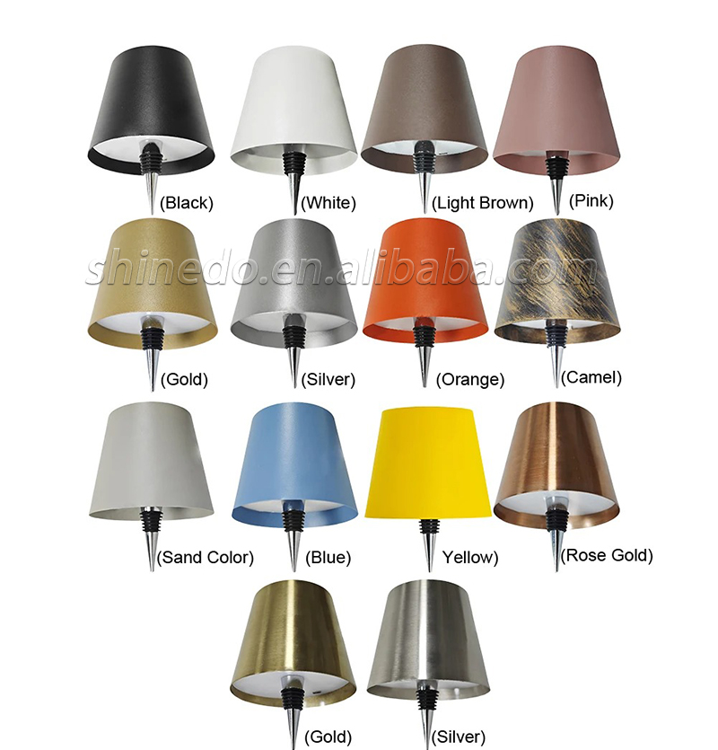 Portable Dimming Bar Night Lamp Rechargeable Led Table Lamp Touch Control Wine Wireless Bottle Lamp SD-SR028