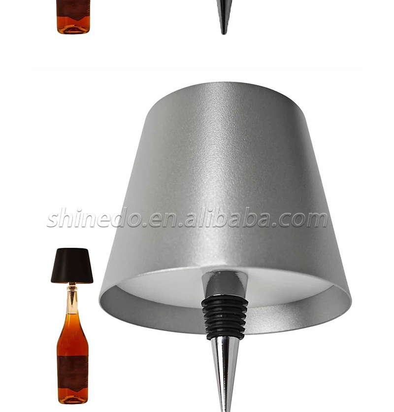 Portable Dimming Bar Night Lamp Rechargeable Led Table Lamp Touch Control Wine Wireless Bottle Lamp SD-SR028