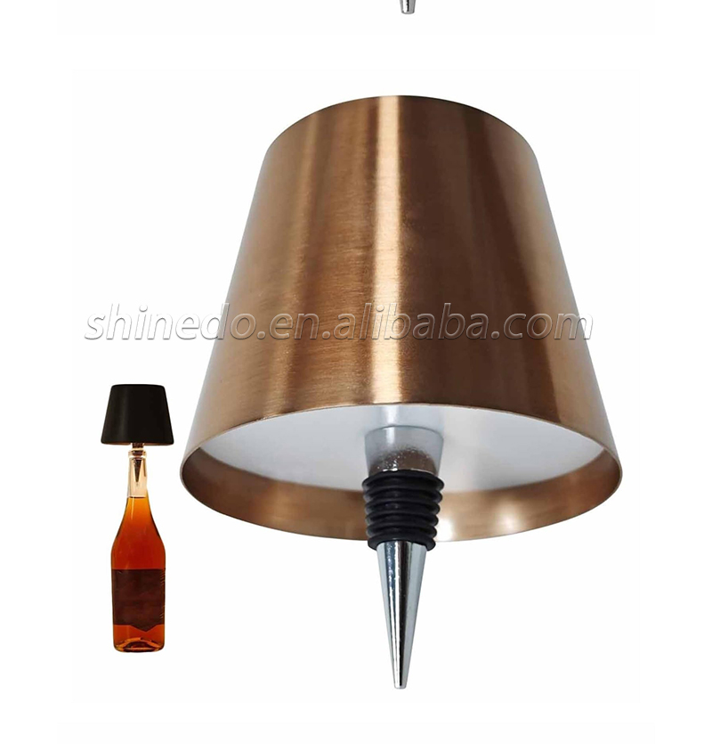 Portable Dimming Bar Night Lamp Rechargeable Led Table Lamp Touch Control Wine Wireless Bottle Lamp SD-SR028