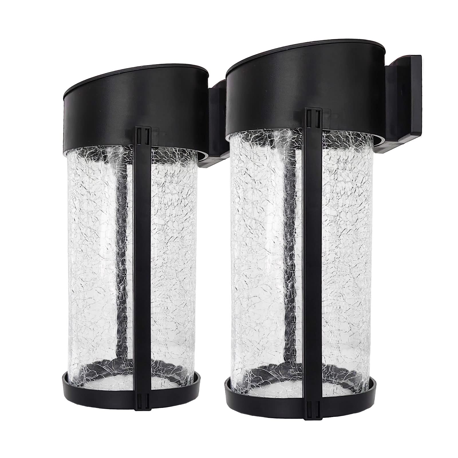 Solar Powered LED Cracked Wall Hanging Light Outdoor Landscape Glass Bottle lamp Christmas Decoration Lights Solar Garden Light SD-SL1912