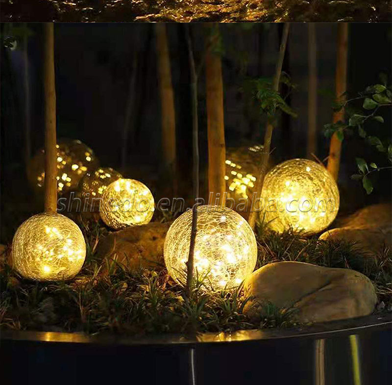 Outdoor Courtyard Yard Solar Walkway Lamp Waterproof Crack Buried Led Lawn Lights Garden Villa Solar Landscape Ground Light SD-SL1538