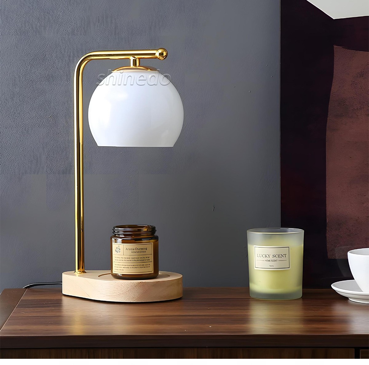 Metal simple aromatherapy light exquisite custom gift packaging night decorative lighting gift light SD-SL1813