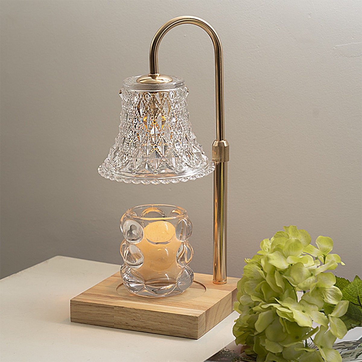 Bedroom bedside Romantic candles can be timed dimming atmosphere light night aromatherapy candle warmer lamp SD-SL1818