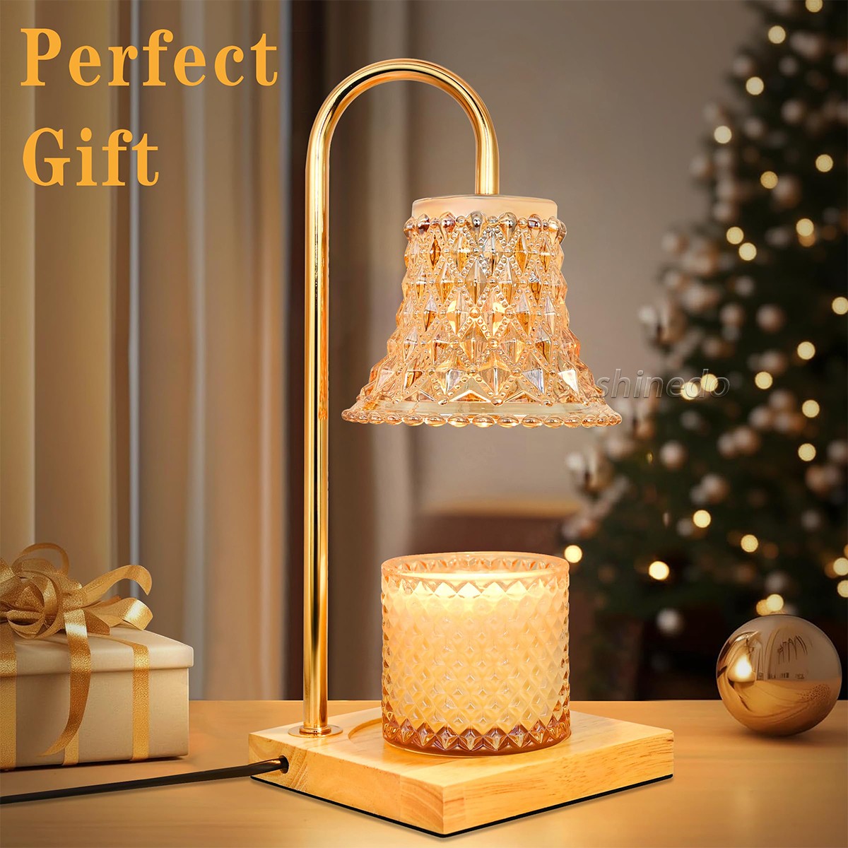 Bedroom bedside Romantic candles can be timed dimming atmosphere light night aromatherapy candle warmer lamp SD-SL1818