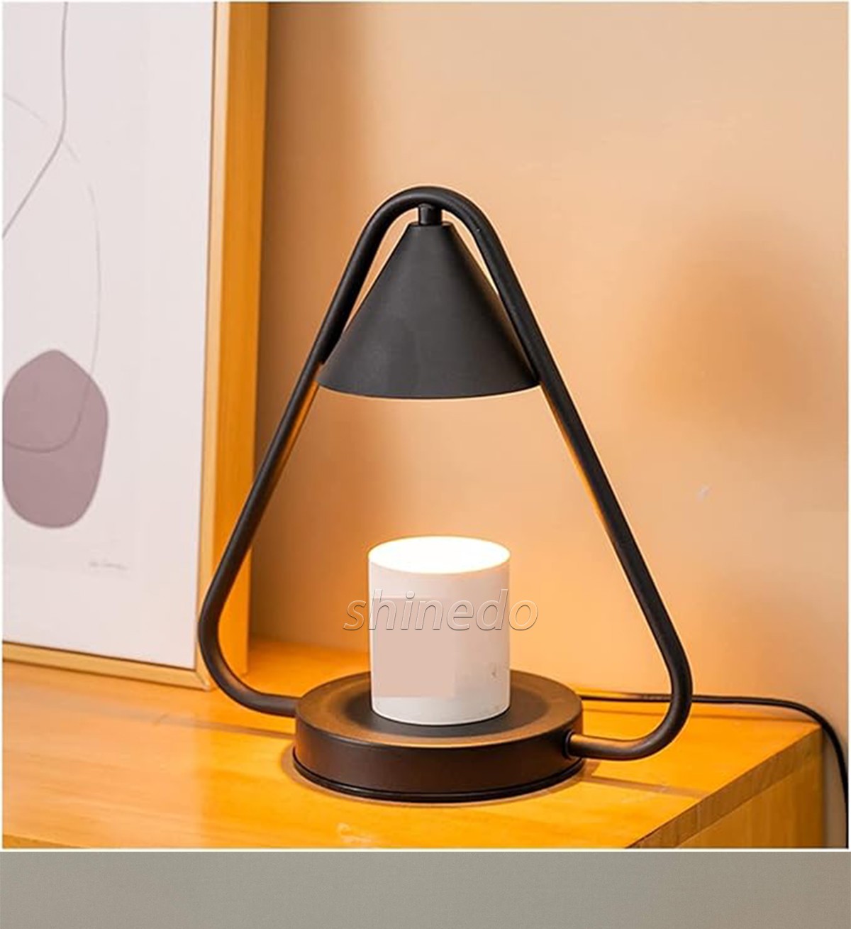 Creative Aromatherapy iron art melt wax nightlight Romantic bedside fire free essential oil candle warmer light SD-SL1835