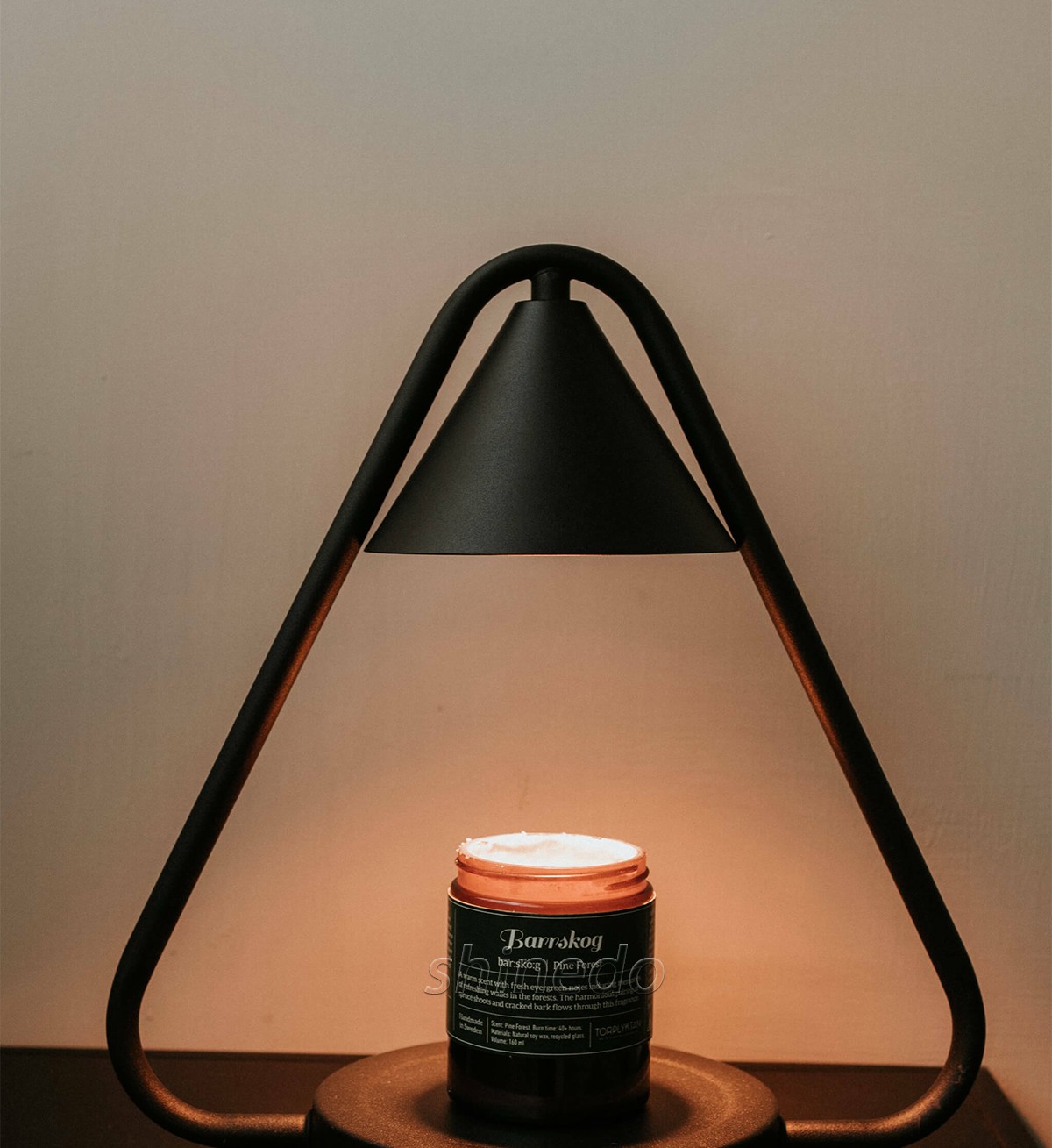 Creative Aromatherapy iron art melt wax nightlight Romantic bedside fire free essential oil candle warmer light SD-SL1835