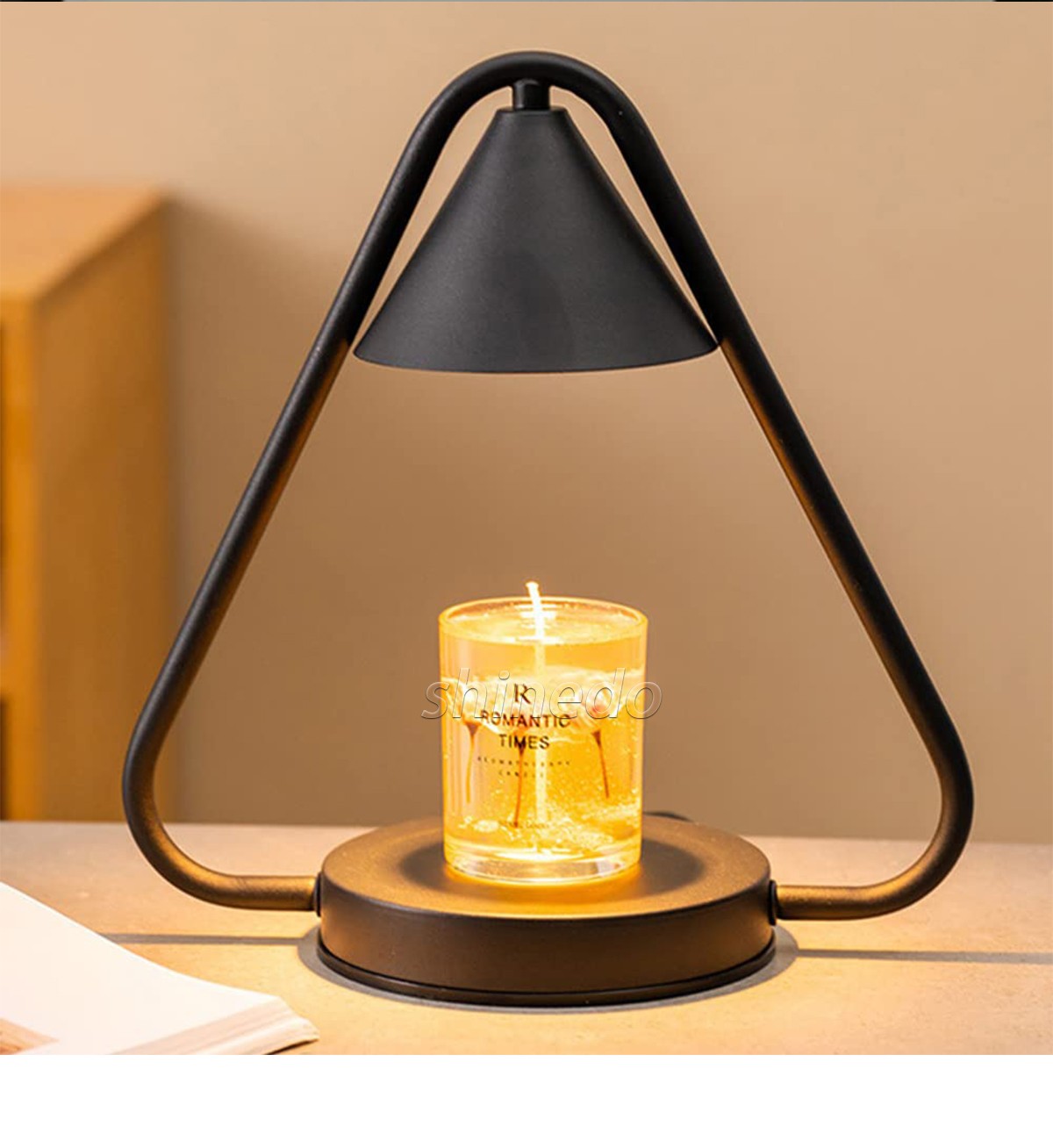 Creative Aromatherapy iron art melt wax nightlight Romantic bedside fire free essential oil candle warmer light SD-SL1835