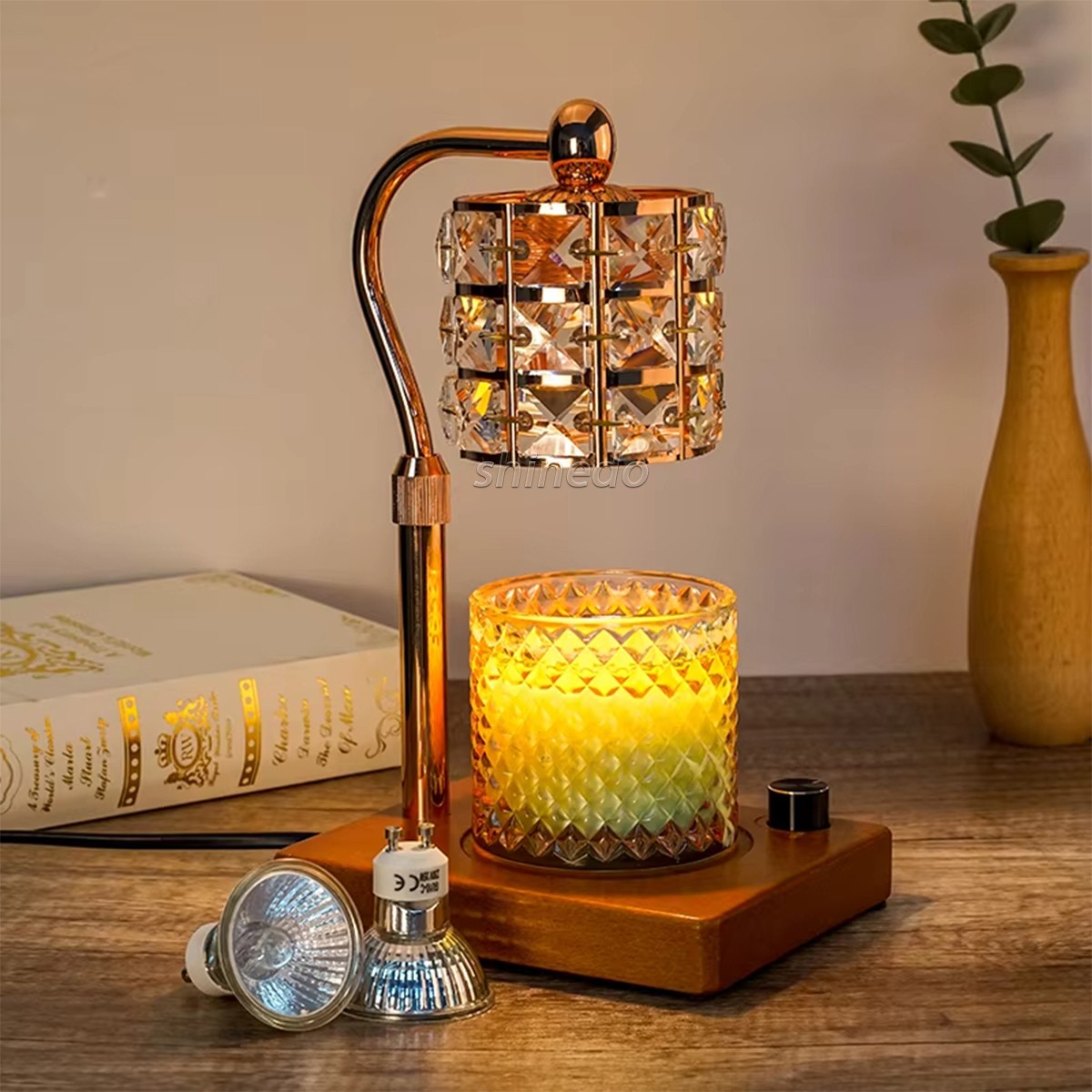 Aromatherapy candle light up and down adjustable lift home aromatherapy light night decorative lighting candle warmer lamp SD-SL1838