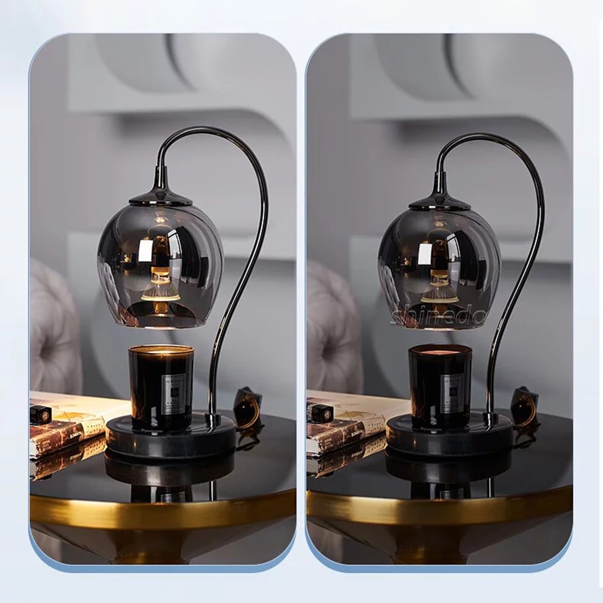 Vintage aromatherapy light Candle Bedroom Room ambiance lamp Bedside lamp Night lighting candle warmer lamp SD-SL1845