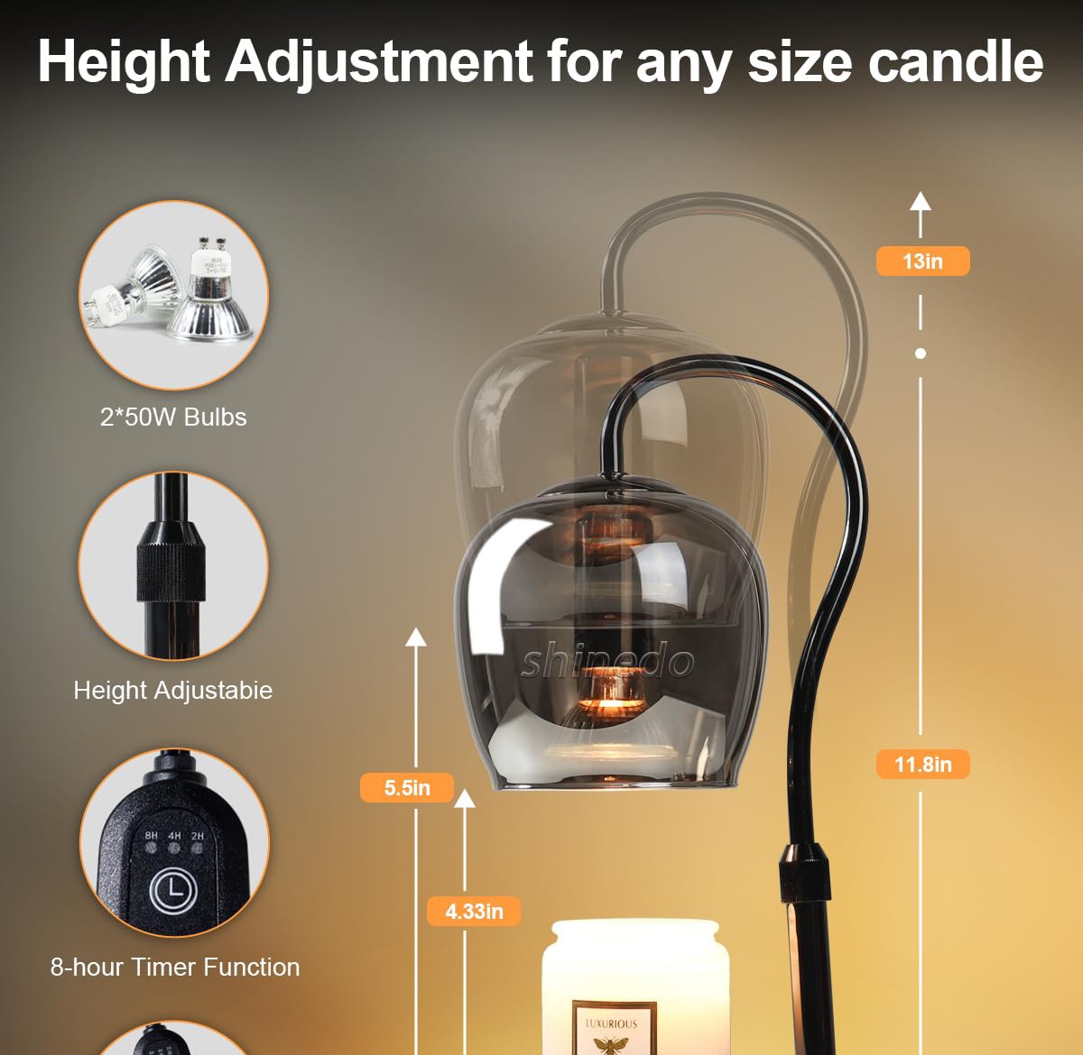 Medieval romantic melt wax aromatherapy lamp bedside bedroom lamp night decorative lighting SD-SL1846