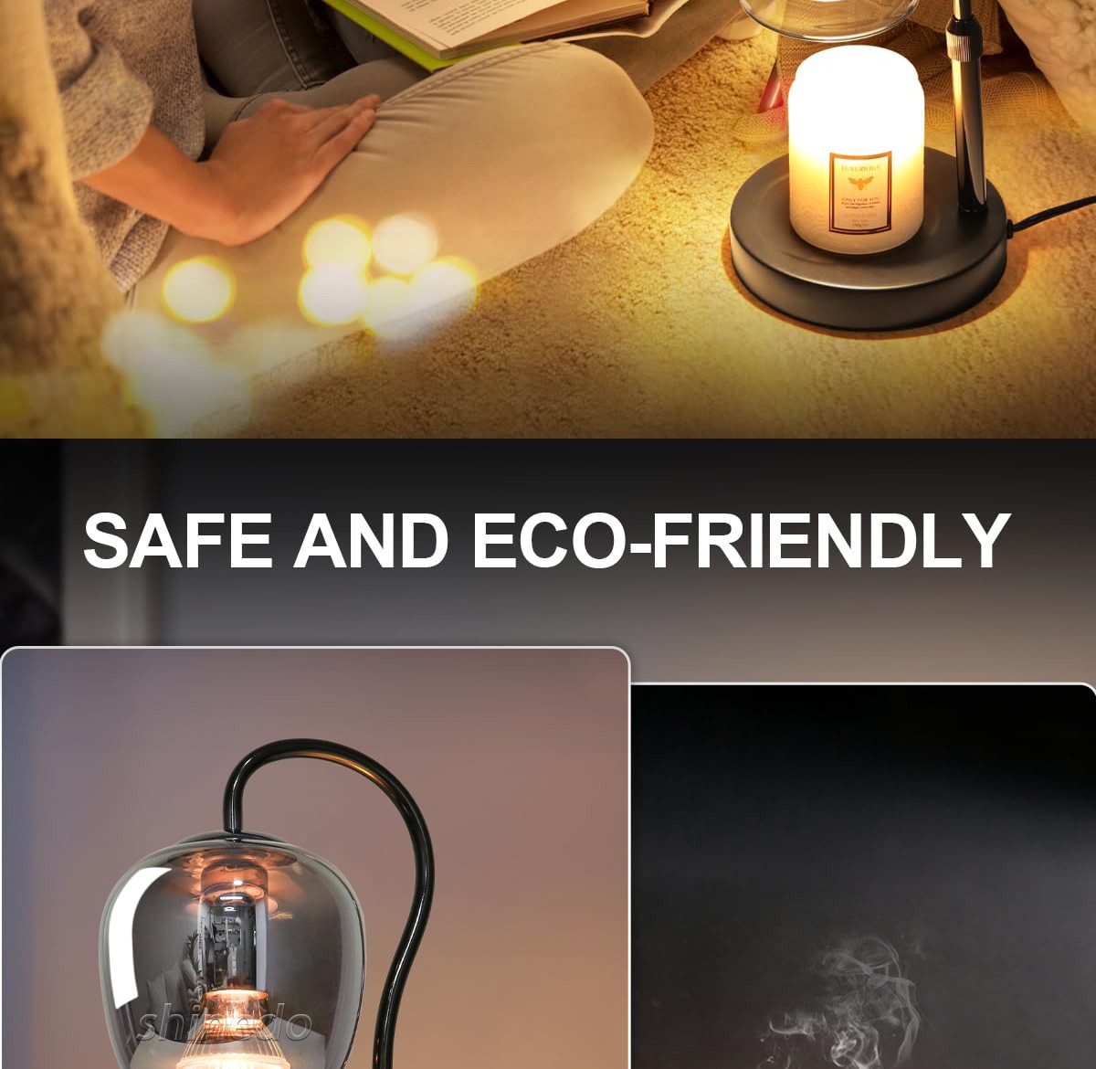 Medieval romantic melt wax aromatherapy lamp bedside bedroom lamp night decorative lighting SD-SL1846