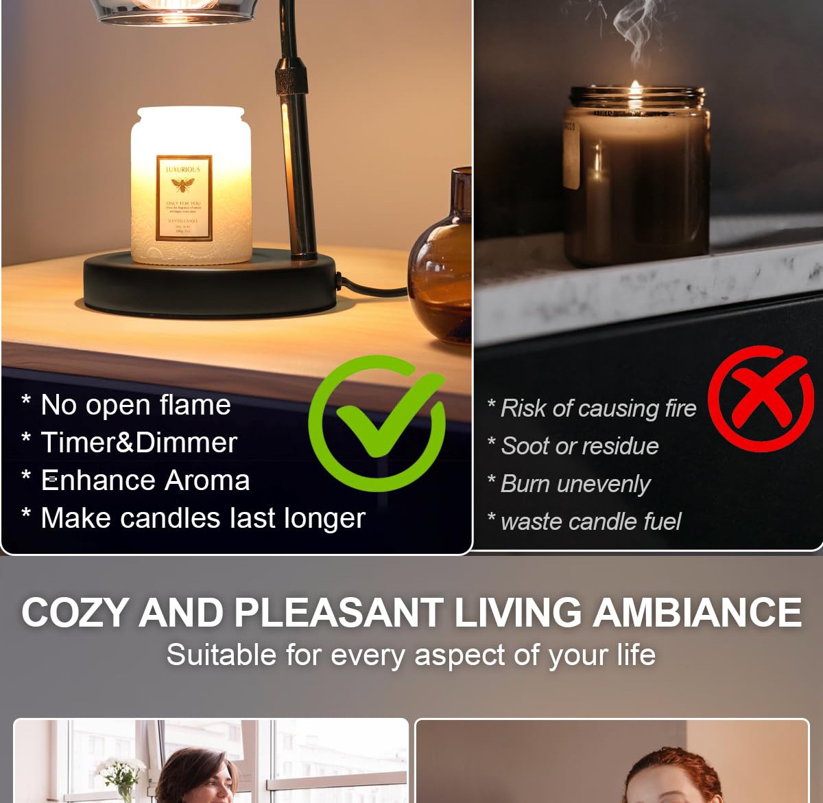 Medieval romantic melt wax aromatherapy lamp bedside bedroom lamp night decorative lighting SD-SL1846
