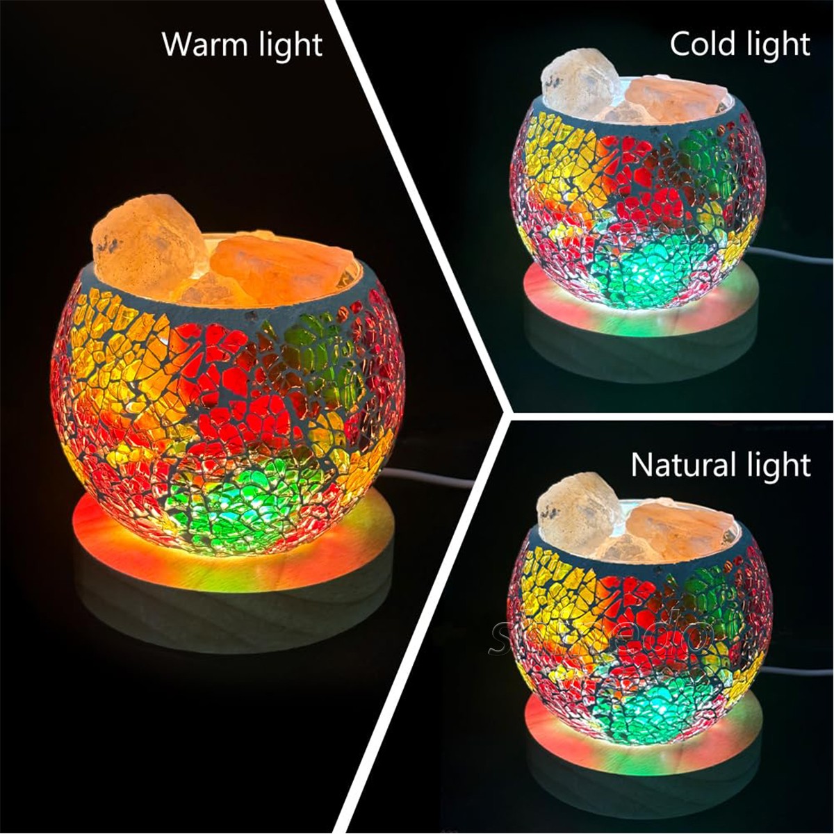 Bedroom sleep essential oil night light Mosaic advanced sense birthday gift atmosphere light SD-SL1848
