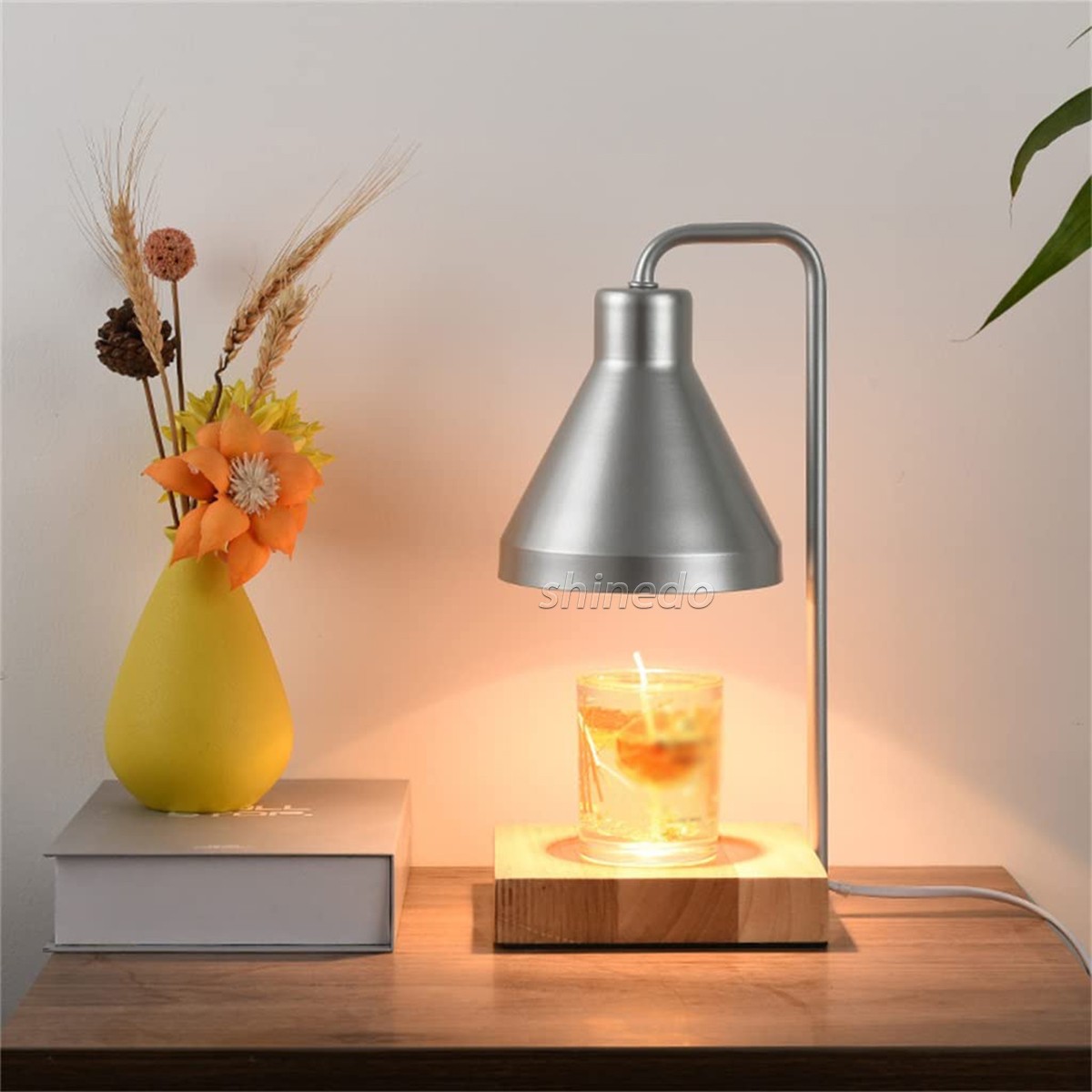 Log aromatherapy light melt wax light Simple bedroom lamp no fire essential oil candle warmer light SD-SL1854