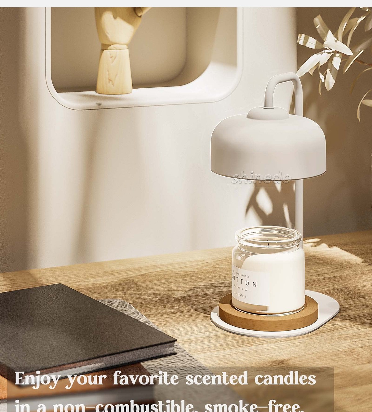 Simple melt wax aromatherapy candlestick light Aromatherapy candle light decoration candle warmer light SD-SL1856