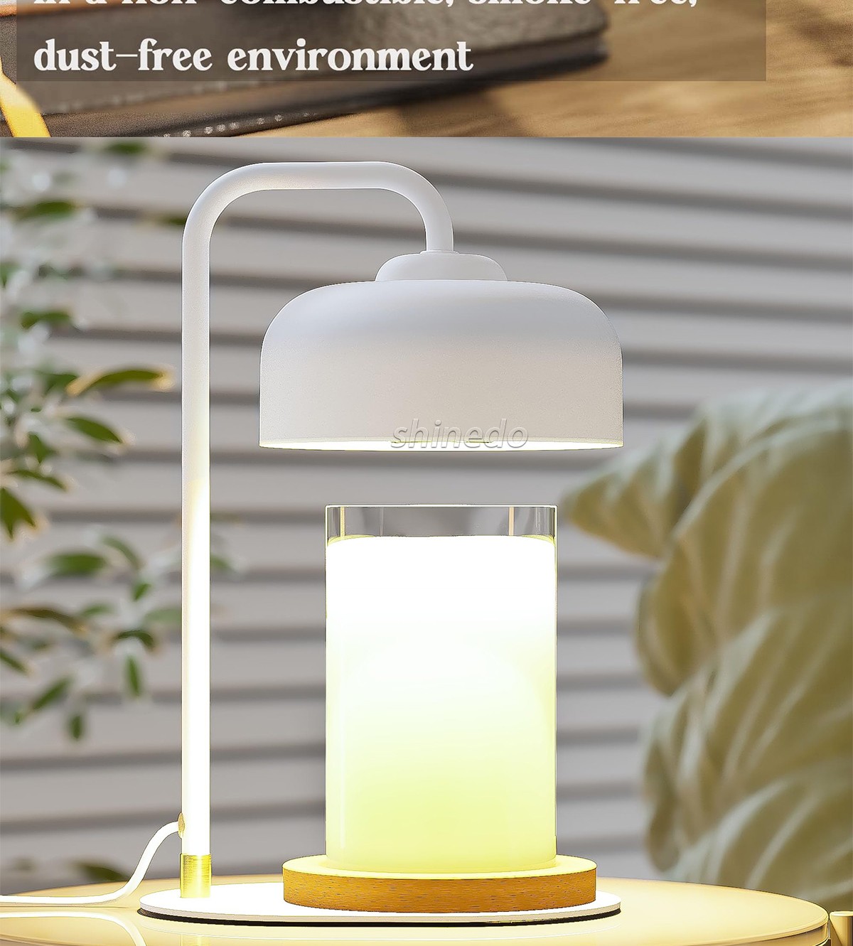 Simple melt wax aromatherapy candlestick light Aromatherapy candle light decoration candle warmer light SD-SL1856