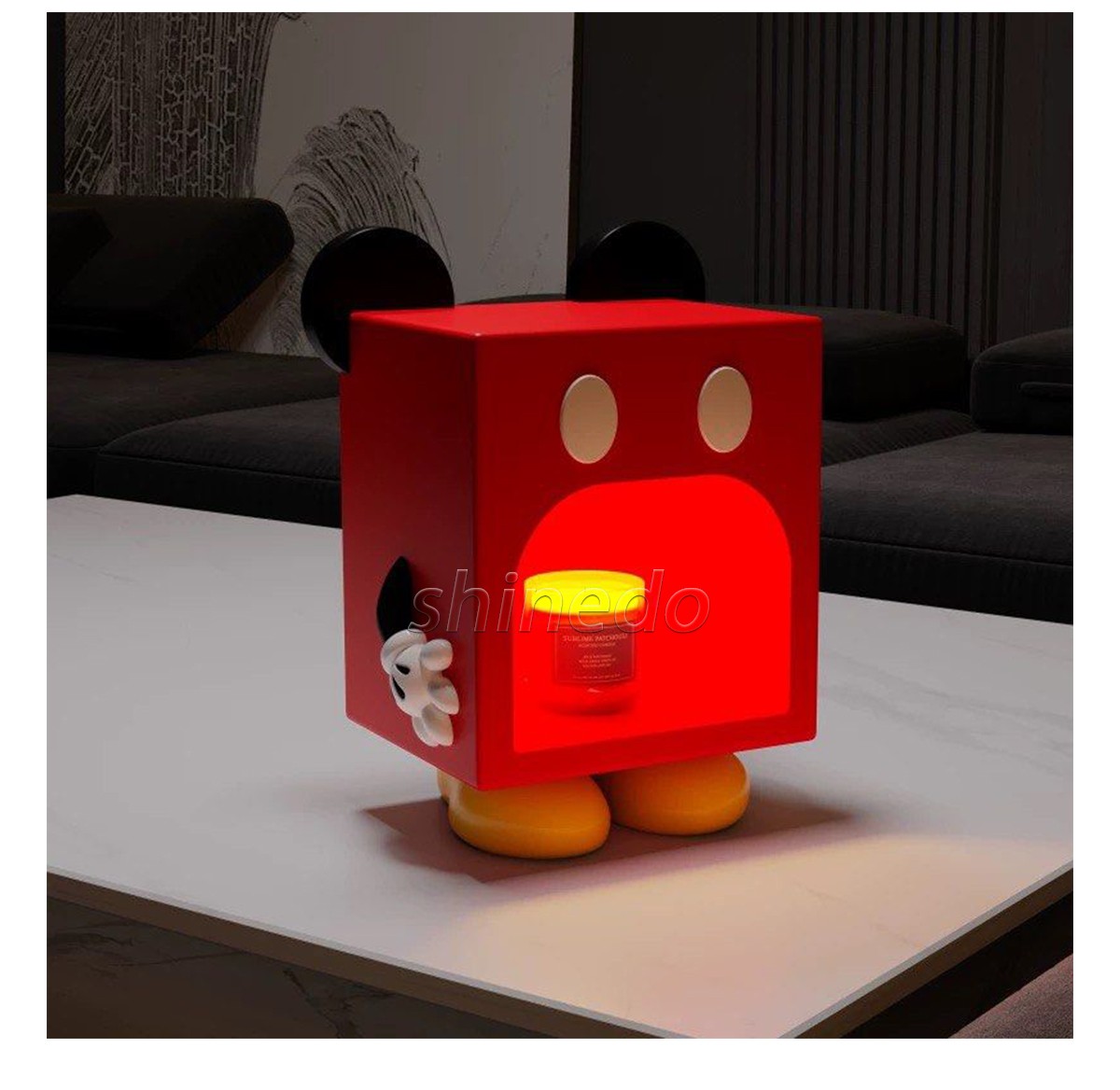Creative Mickey wax scented light timing cartoon light night table lighting ornament candle warmer lamp SD-SL1859