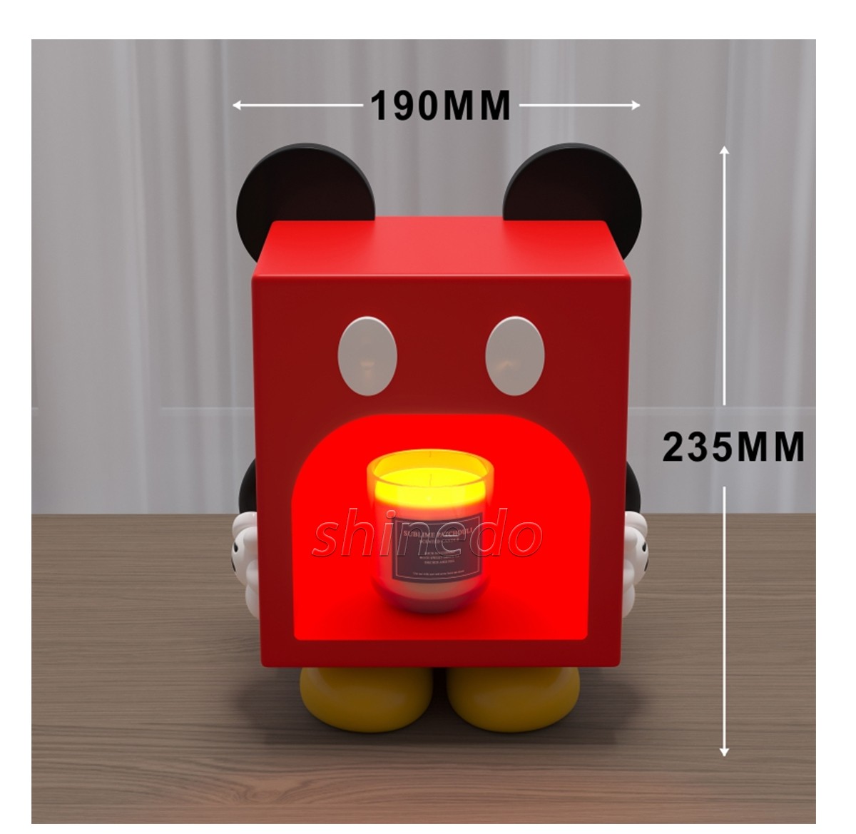 Creative Mickey wax scented light timing cartoon light night table lighting ornament candle warmer lamp SD-SL1859