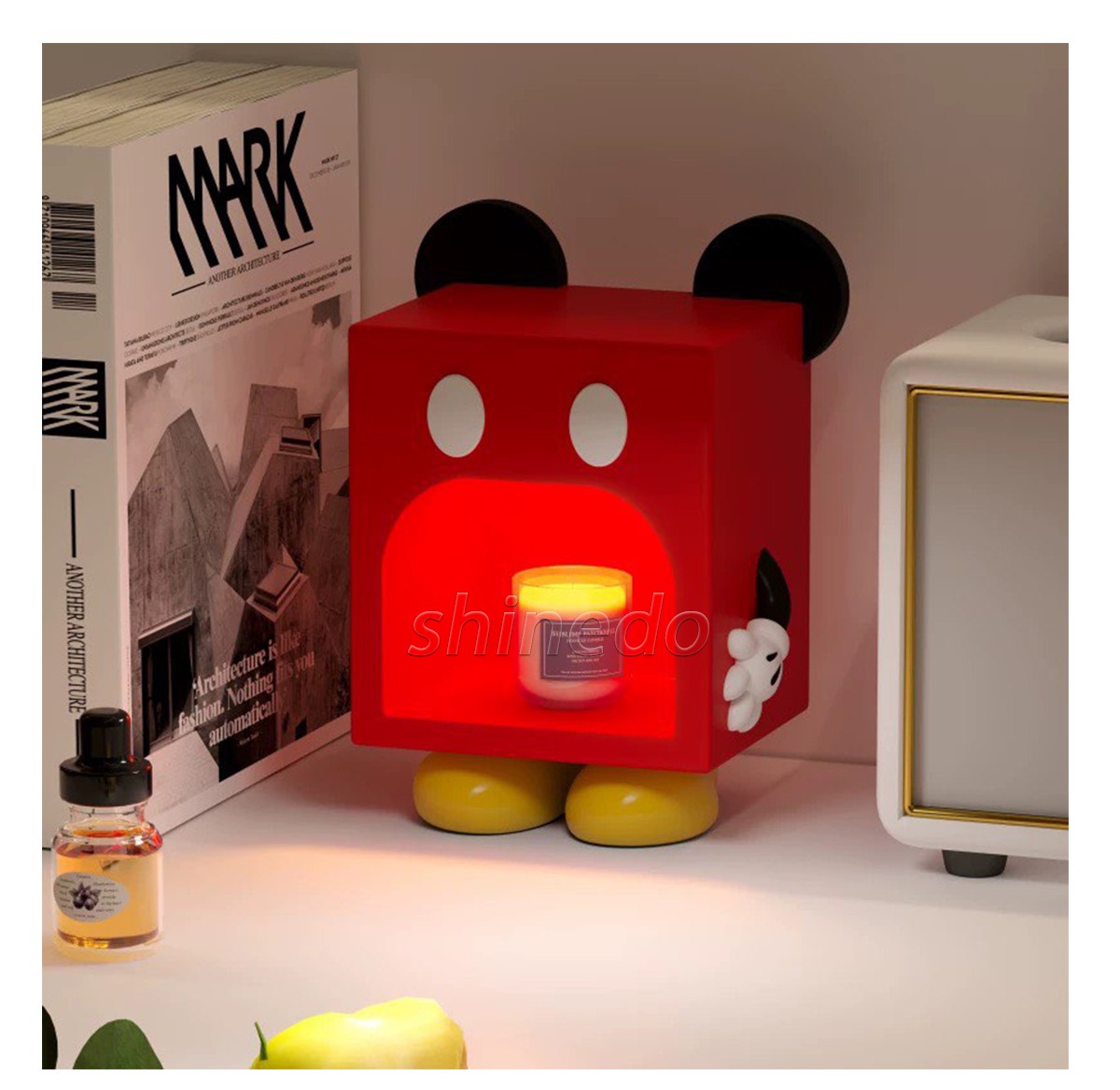 Creative Mickey wax scented light timing cartoon light night table lighting ornament candle warmer lamp SD-SL1859