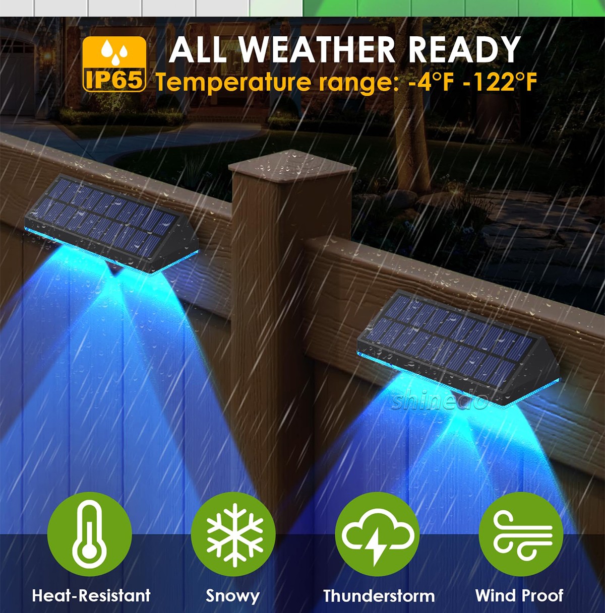 Solar outdoor courtyard waterproof wall washing light household villa wall landscape decoration spotlights SD-SL1803