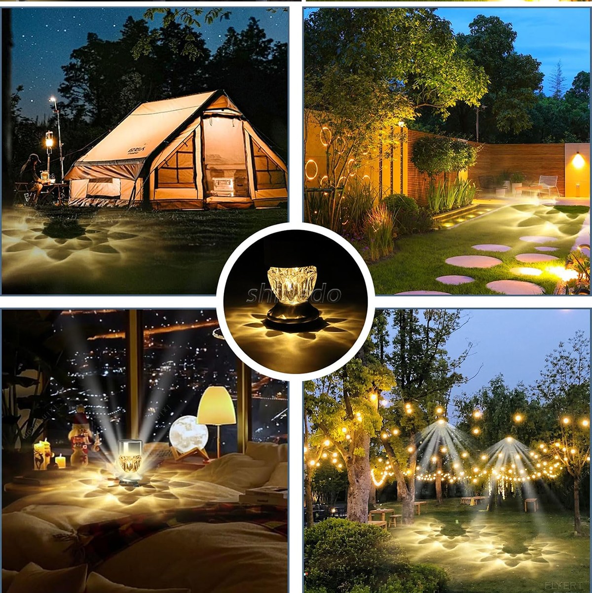 Solar lawn Garden Light Diamond Strip outdoor sensing wall atmosphere night light SD-SL1810