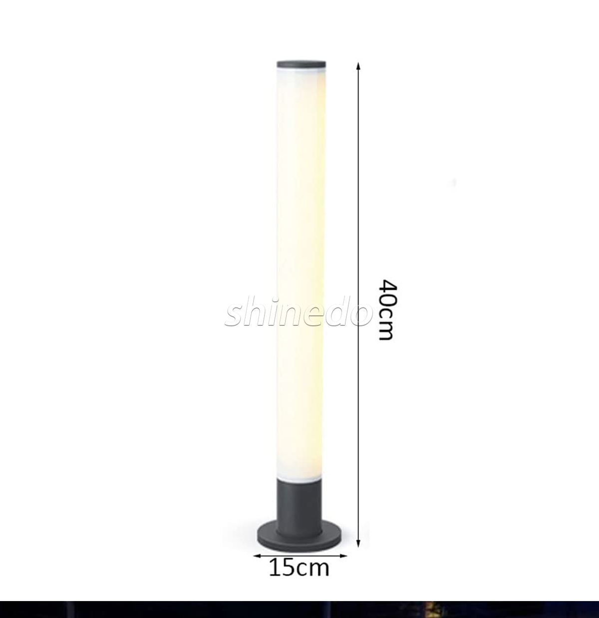 Simple cylindrical lawn light acrylic rod light scenic park square road low post light SD-SL1851
