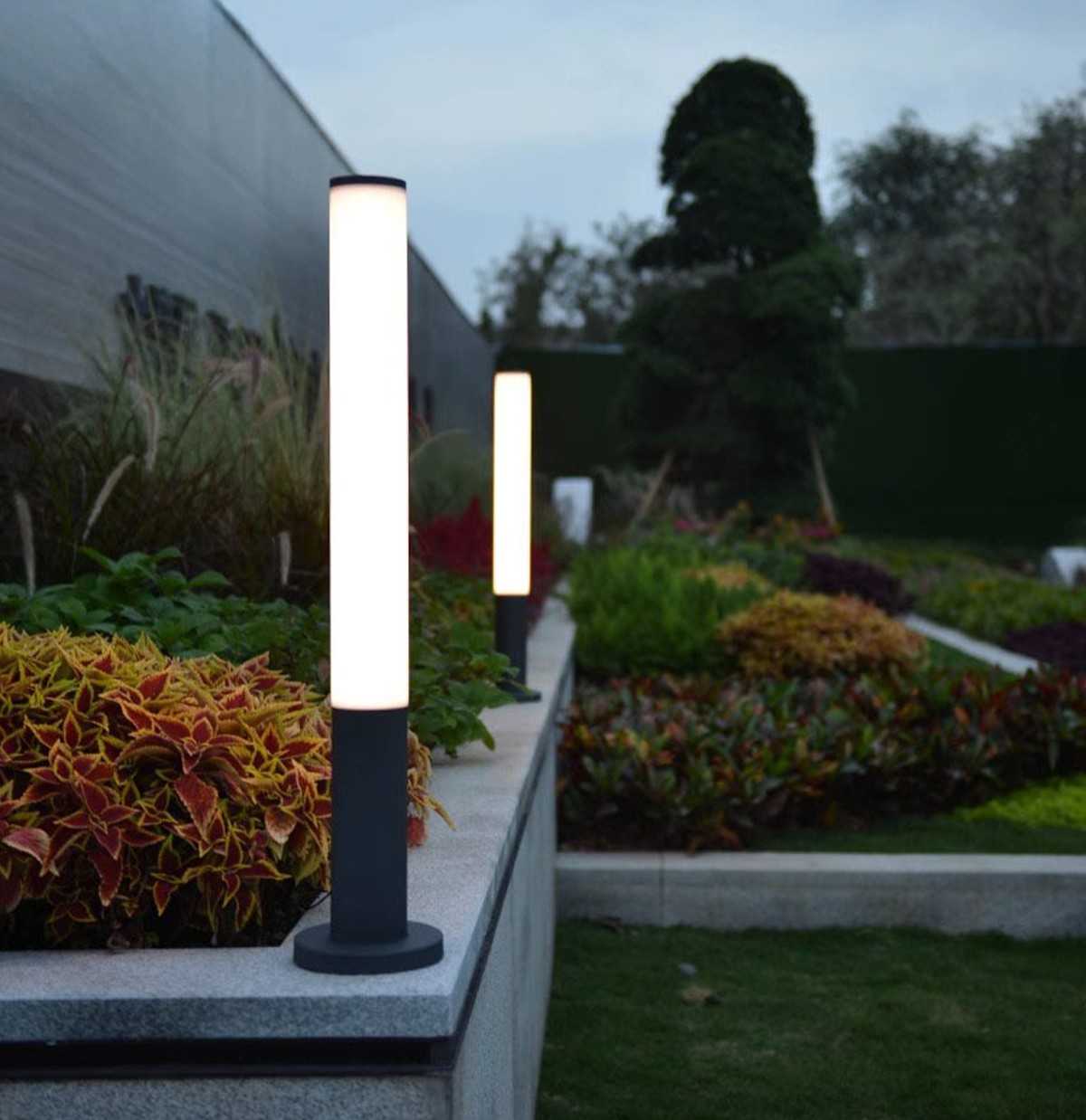 Simple cylindrical lawn light acrylic rod light scenic park square road low post light SD-SL1851