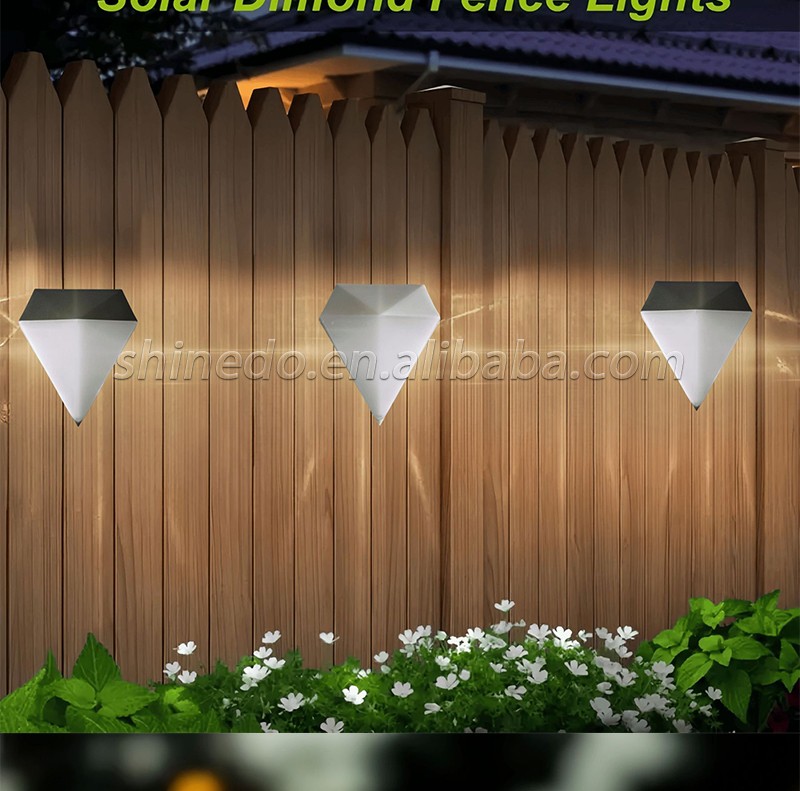 Gray Cone Wall Lamp Hanging Light Outside Garden Waterproof Solar Wall Light Led Outdoor Wall Lamp Decorate Patio for Balcony SD-SL1745