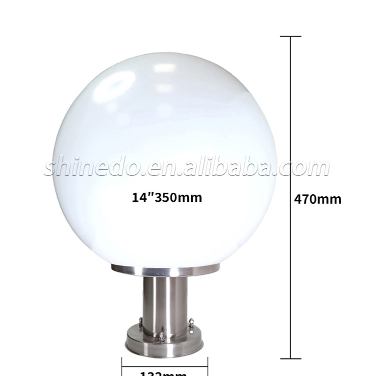 Outdoor Solar LED Garden Light Waterproof Round Villa Gate Post with IP65 Rating for Wall and Wall Mounting SD-SL1825