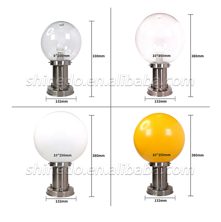 Outdoor Solar LED Garden Light Waterproof Round Villa Gate Post with IP65 Rating for Wall and Wall Mounting SD-SL1825