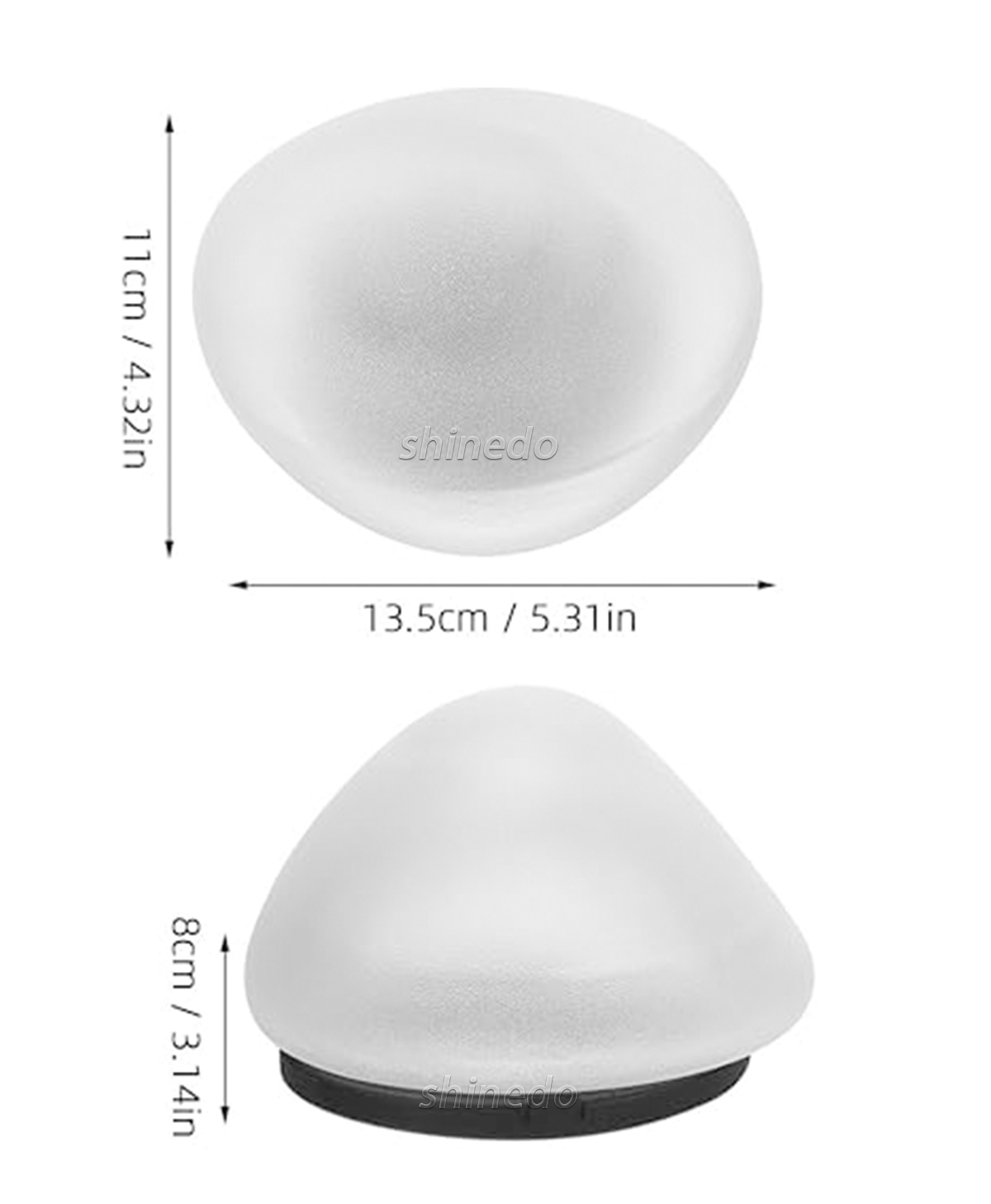 Yard Decorative Waterproof Pebble LED Solar Garden Ground Light Pathway Stone Shape Outdoor House and Garden Solar Lights SD-SL1892