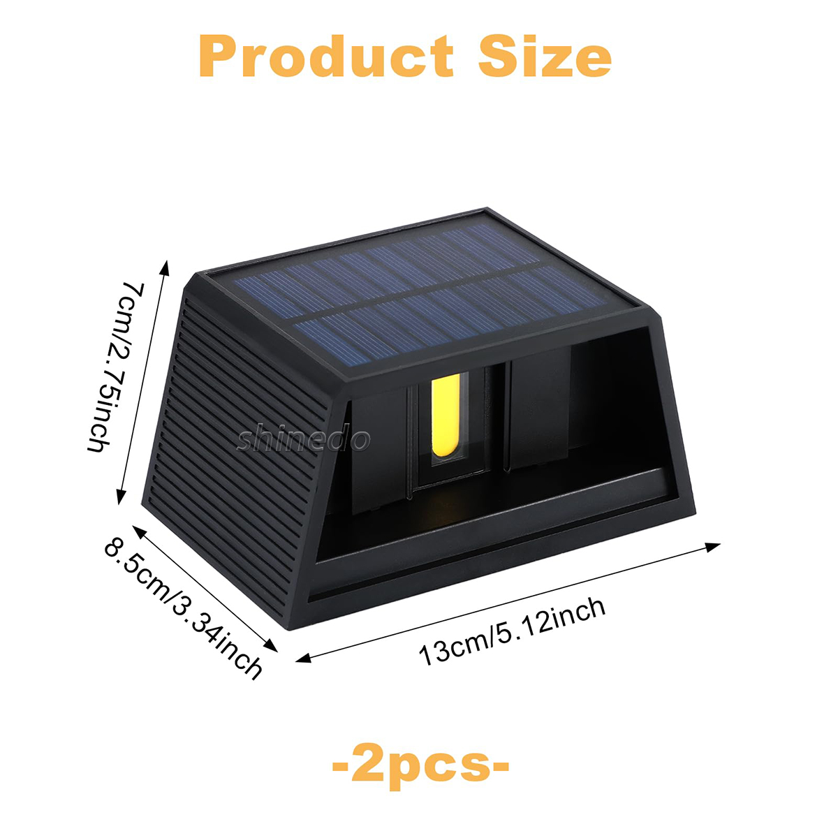 Led Solar Light Outdoor Wall Lamps Energy Garden Villa Landscape Adjustable Angle Wall Mounted up and Down Led Solar Wall Light SD-SL2069