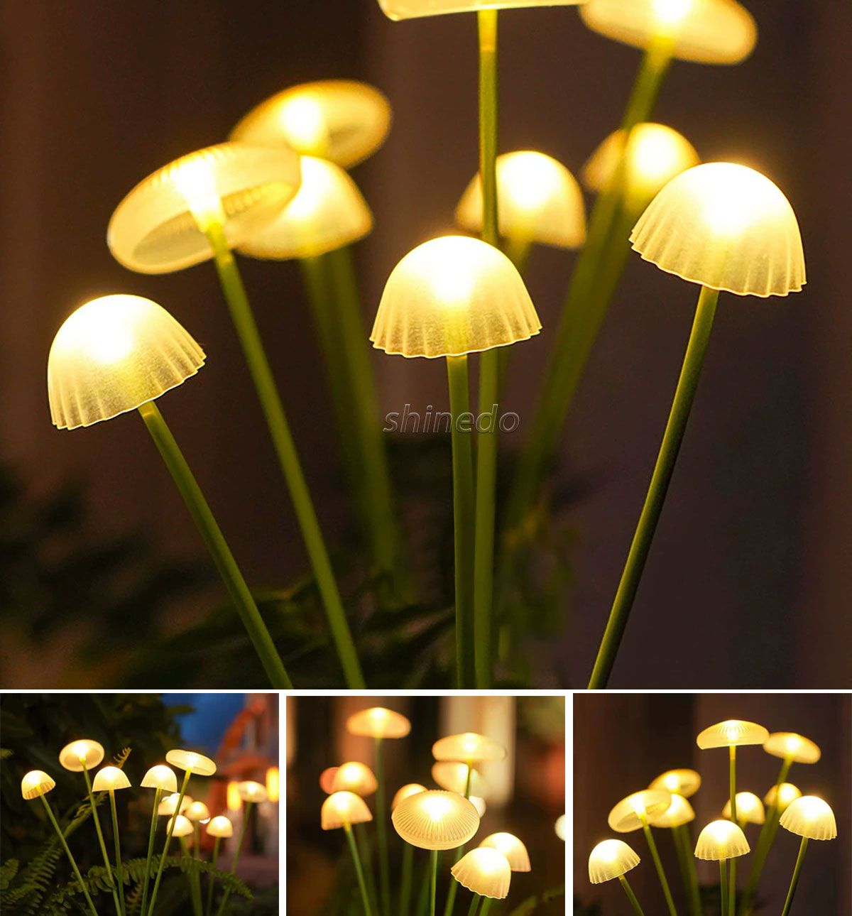Solar Mushroom Fairy Light Outdoor Garden Courtyard Villa Light Ip65 Waterproof Landscape Decorative Led Solar Garden Lawn Light SD-SL2114