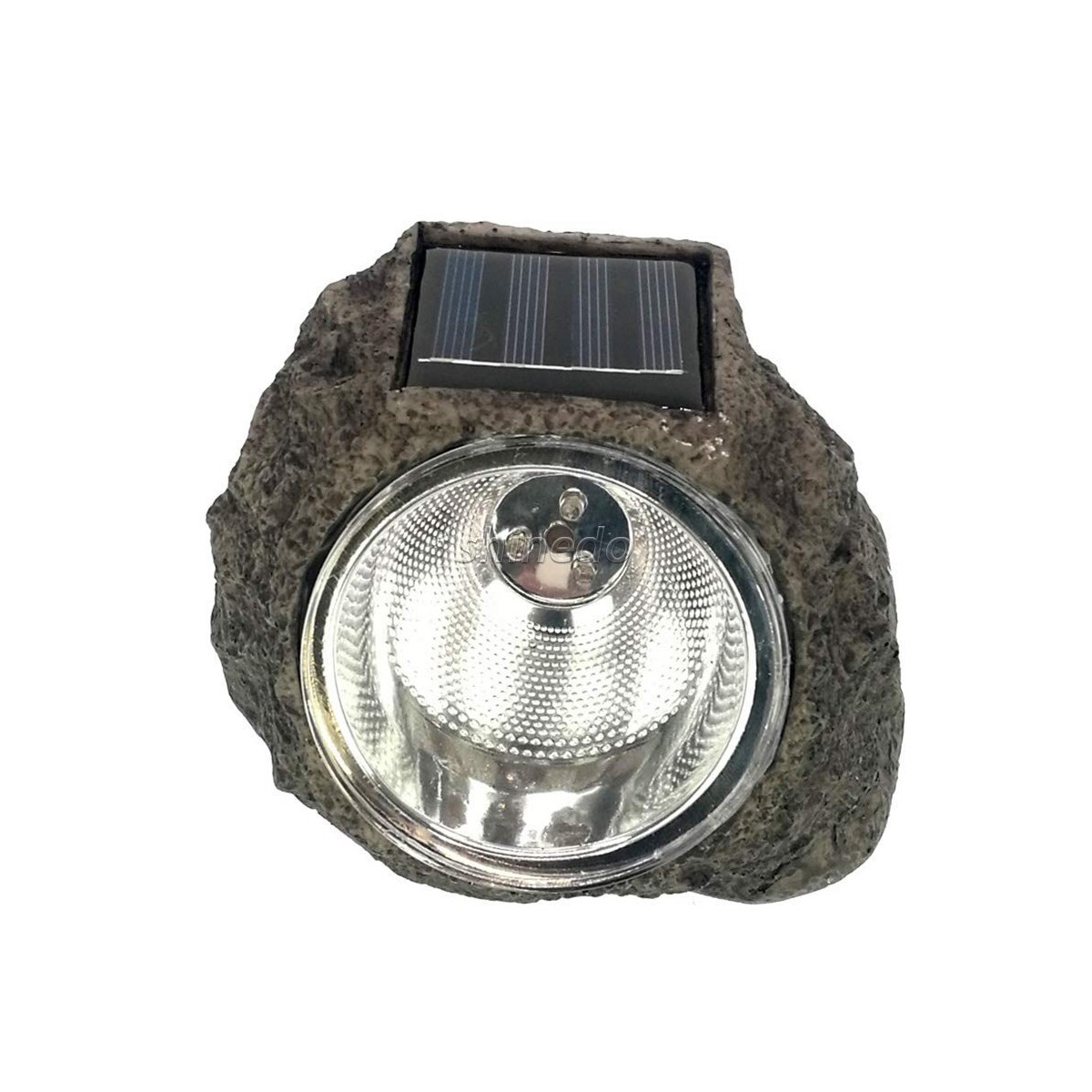 LED Spotlight Solar Powered Garden Light for Ground Walkway IP65 Waterproof Outdoor Lawn Rock Light Stylish Yard Decor Stone SD-SL2132