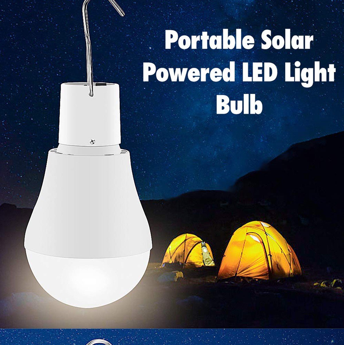 PVC Body LED Solar Lamp with Warm White Light Outdoor Solar Panel for Garden Patio Use Power Supply SD-SL2134