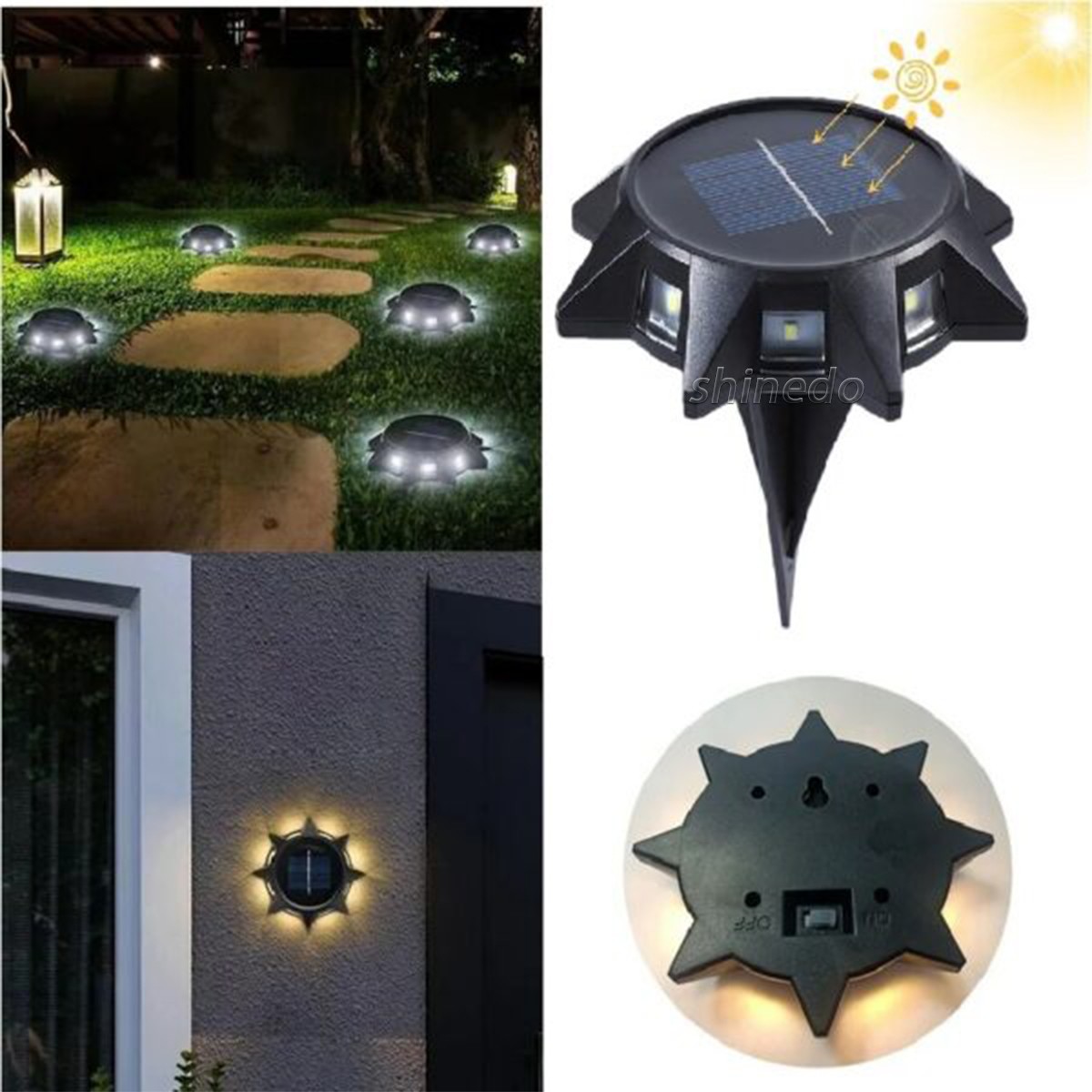 IP65 Waterproof Garden Solar Power Disk Lamp Landscape Yard Pathway Walkway Outdoor Garden Decor Led Solar Buried Lawn Light SD-SL2138