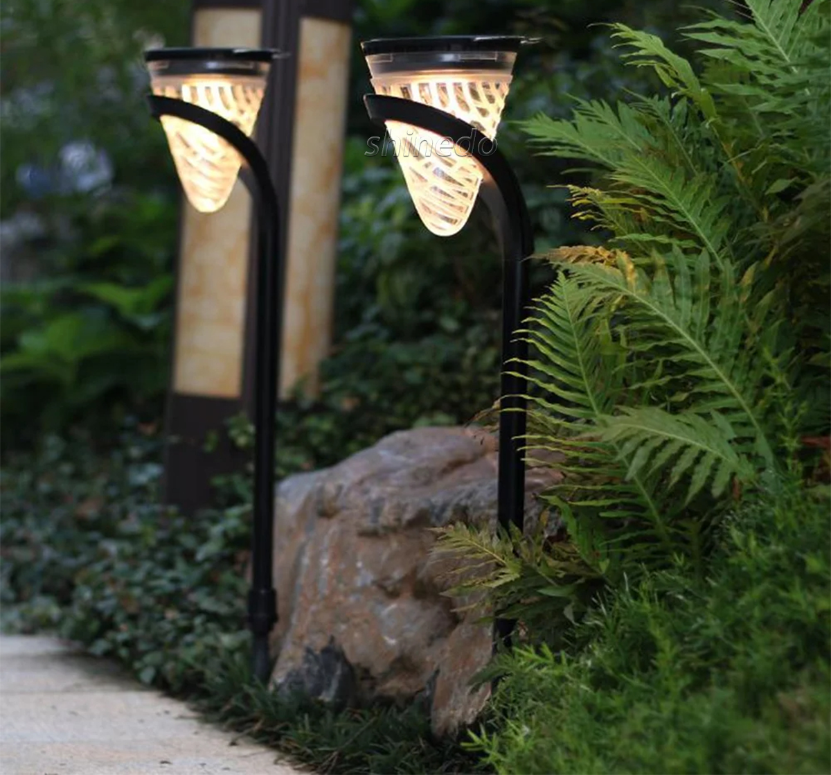 ROHS Certified Waterproof IP65 Led Outdoor Solar Lamp Lighting Decoration Landscape Lights Solar Channel Lawn Garden Light SD-SL2161