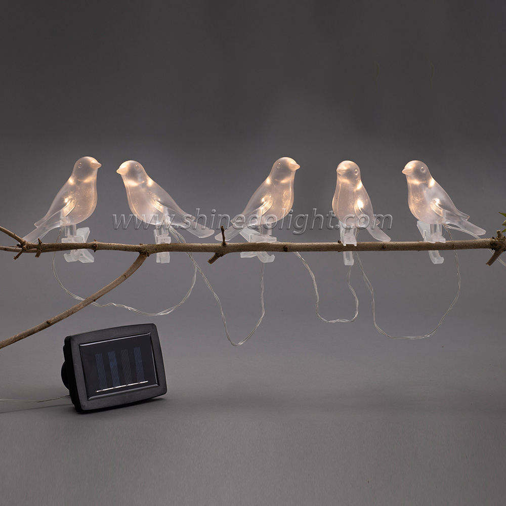Outdoor Decorative LED Solar String Lights One Drag Five Hummingbirds Party Festival Ornament Lighting for Home Outdoor Garden Outdoor Decorative LED Solar String Lights One Drag Five Hummingbirds Party Festival Ornament Lighting for Home Outdoor Garden