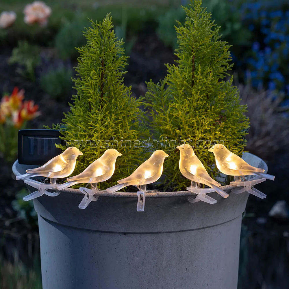 Outdoor Decorative LED Solar String Lights One Drag Five Hummingbirds Party Festival Ornament Lighting for Home Outdoor Garden Outdoor Decorative LED Solar String Lights One Drag Five Hummingbirds Party Festival Ornament Lighting for Home Outdoor Garden