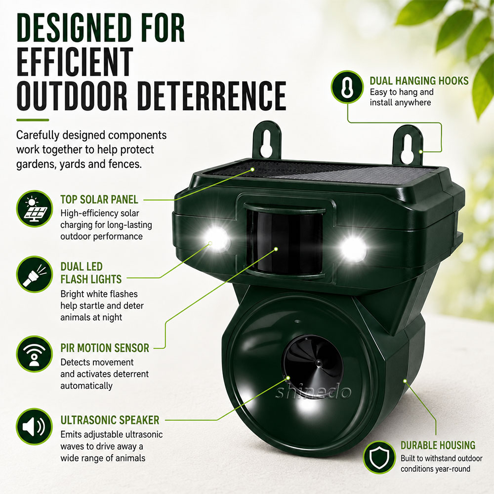 Solar Powered USB Rechargeable Mole Repeller Solar Powered USB Rechargeable Mole Repeller