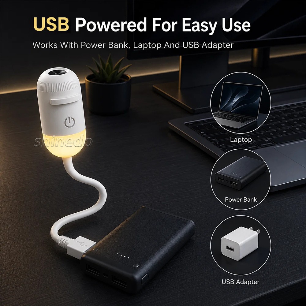 Star Projector Galaxy Night Light 360° Rotatable USB LED Atmosphere Lamp with Remote Control for Bedroom Home Decor