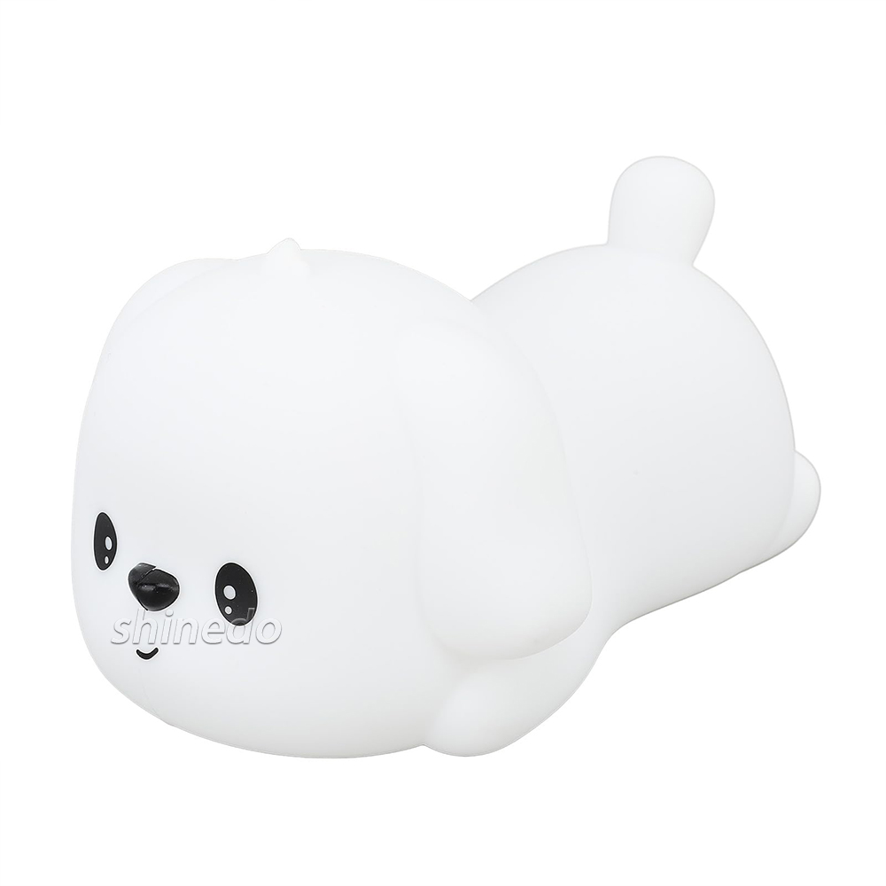 Touch Control LED Night Light – Portable Rechargeable Silicone Lamp Mini Paddling Chick Cute Animals Lamp for Bedside Sleeping