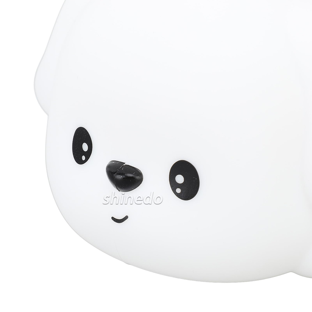 Touch Control LED Night Light – Portable Rechargeable Silicone Lamp Mini Paddling Chick Cute Animals Lamp for Bedside Sleeping