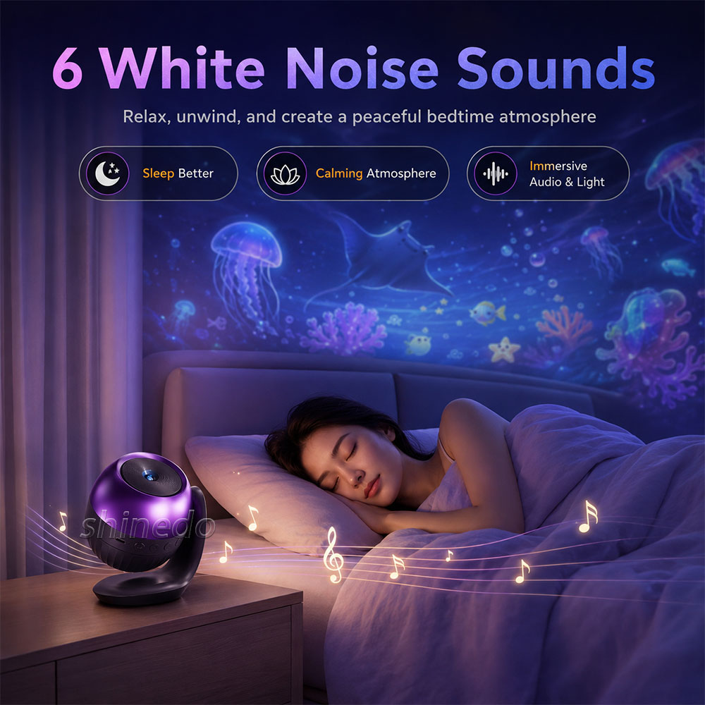 Galaxy Projector – HD 24 Film Discs Timer White Noise Sleep Aid Night Light for Kids Bedroom Gift Home Decor Galaxy Projector – HD 24 Film Discs Timer White Noise Sleep Aid Night Light for Kids Bedroom Gift Home Decor