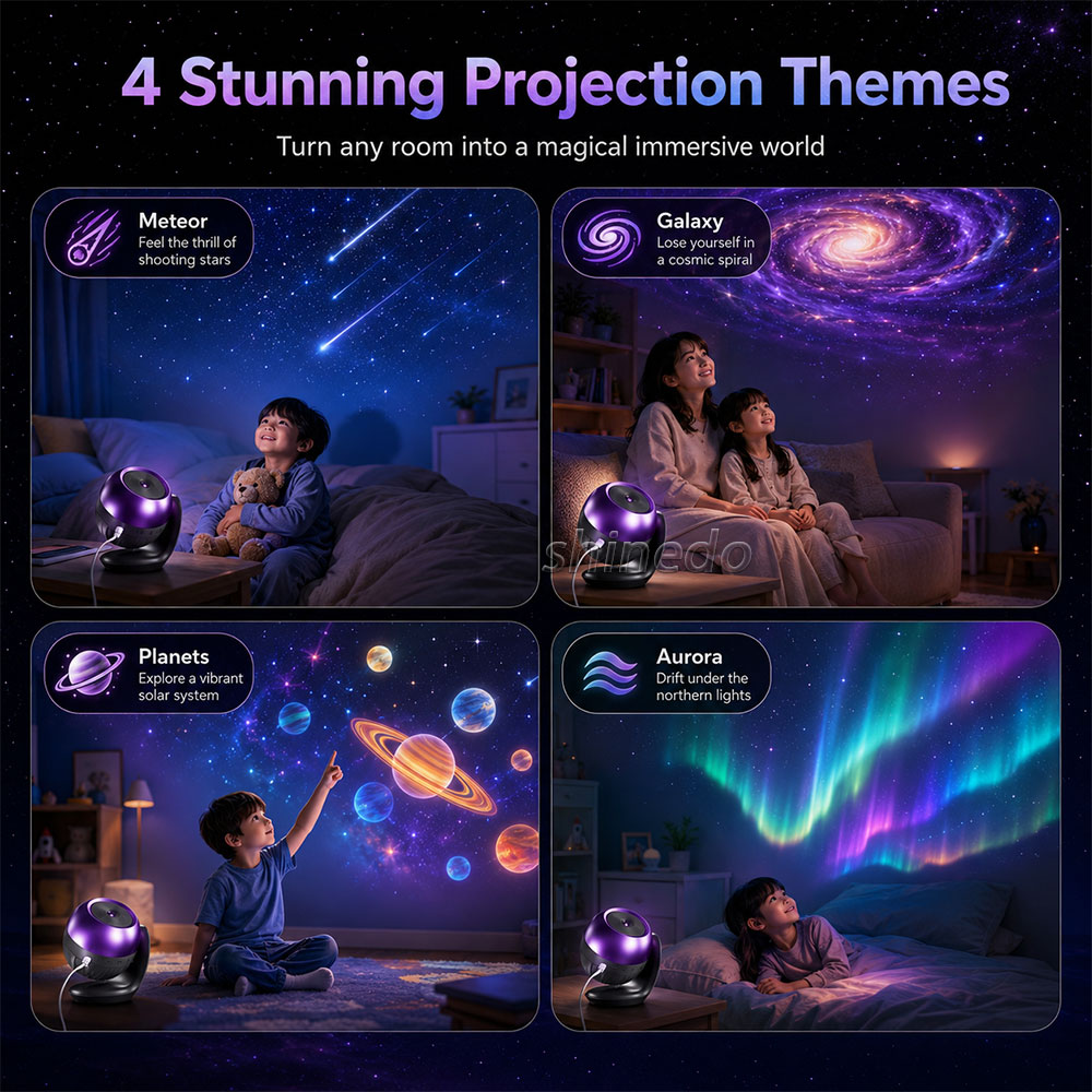 Galaxy Projector – HD 24 Film Discs Timer White Noise Sleep Aid Night Light for Kids Bedroom Gift Home Decor Galaxy Projector – HD 24 Film Discs Timer White Noise Sleep Aid Night Light for Kids Bedroom Gift Home Decor