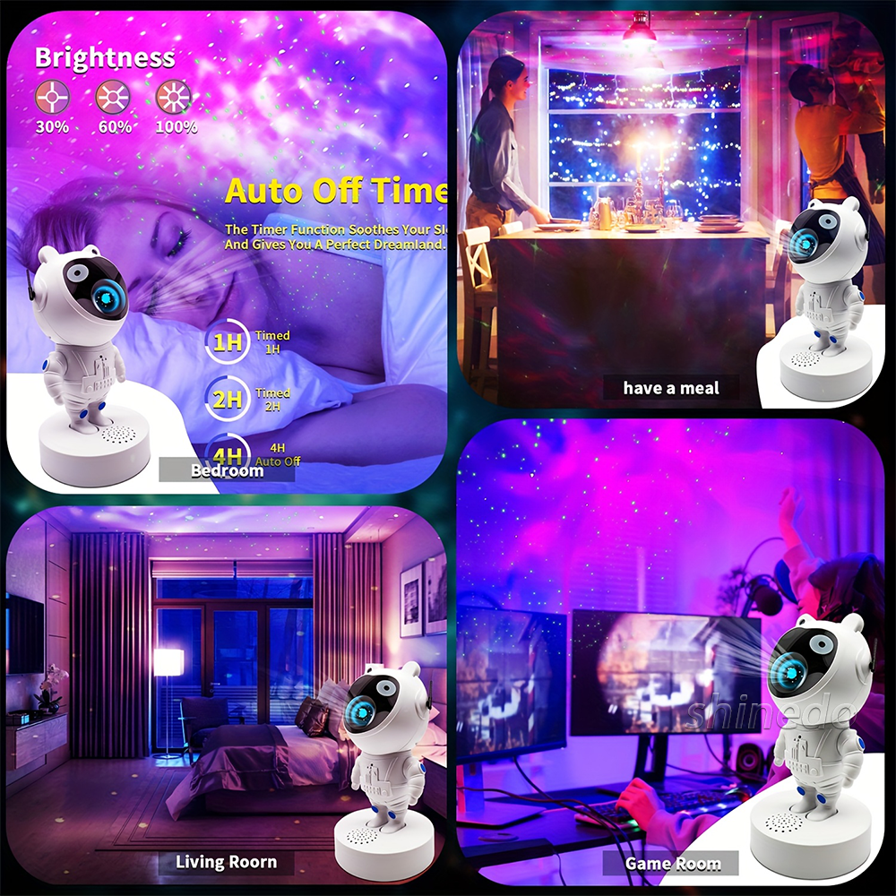 Kids Astronaut Galaxy Star Projector – Starry Night Light with Bluetooth Speaker Kids Astronaut Galaxy Star Projector – Starry Night Light with Bluetooth Speaker