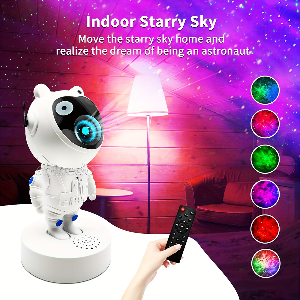 Kids Astronaut Galaxy Star Projector – Starry Night Light with Bluetooth Speaker Kids Astronaut Galaxy Star Projector – Starry Night Light with Bluetooth Speaker