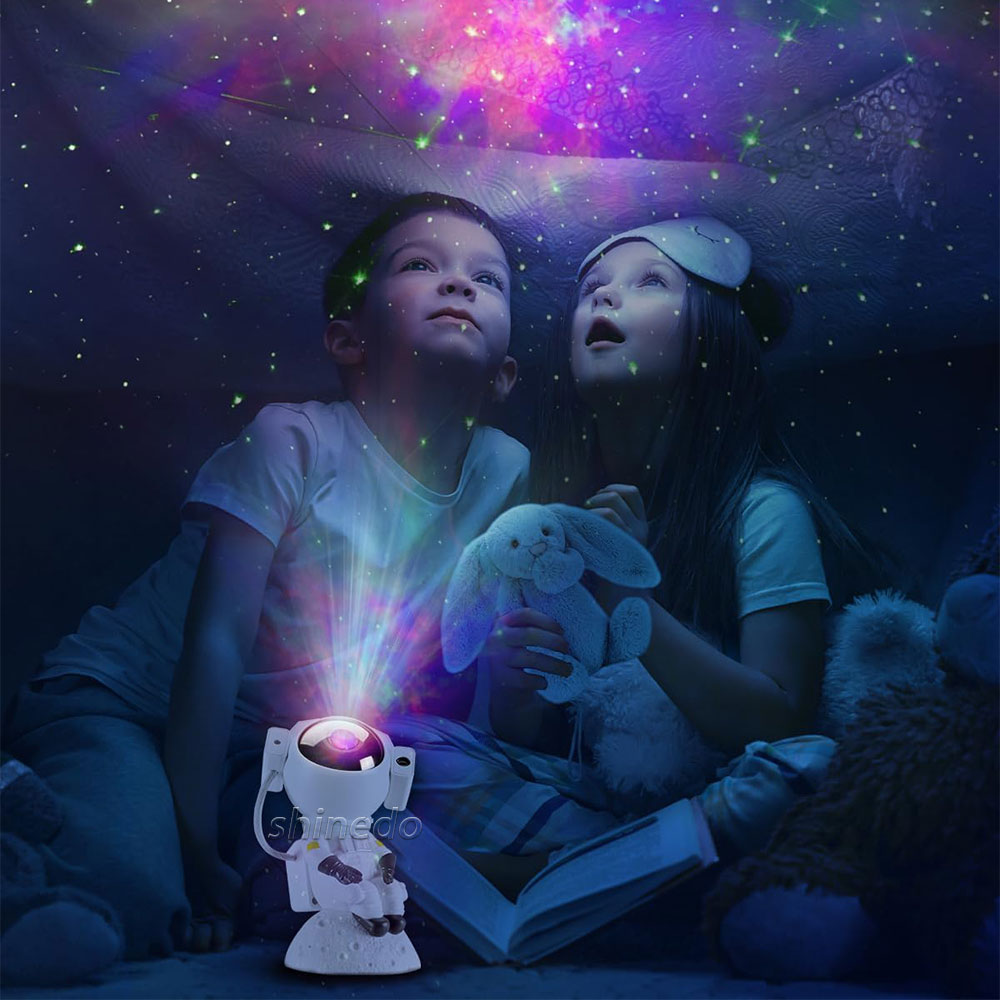 Astronaut Galaxy Star Projector – 360° Rotating Magnetic Head Nebula Night Light with Remote Astronaut Galaxy Star Projector – 360° Rotating Magnetic Head Nebula Night Light with Remote