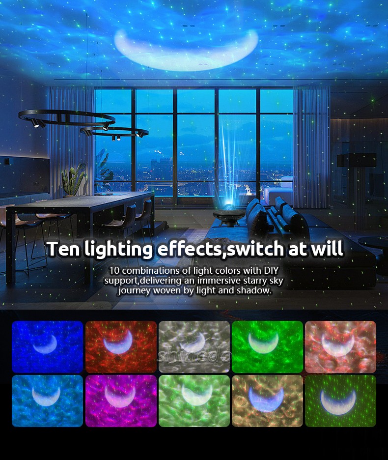 UFO LED Projector Lamp – BT Music Speaker Starry Sky Projector with Remote Control UFO LED Projector Lamp – BT Music Speaker Starry Sky Projector with Remote Control