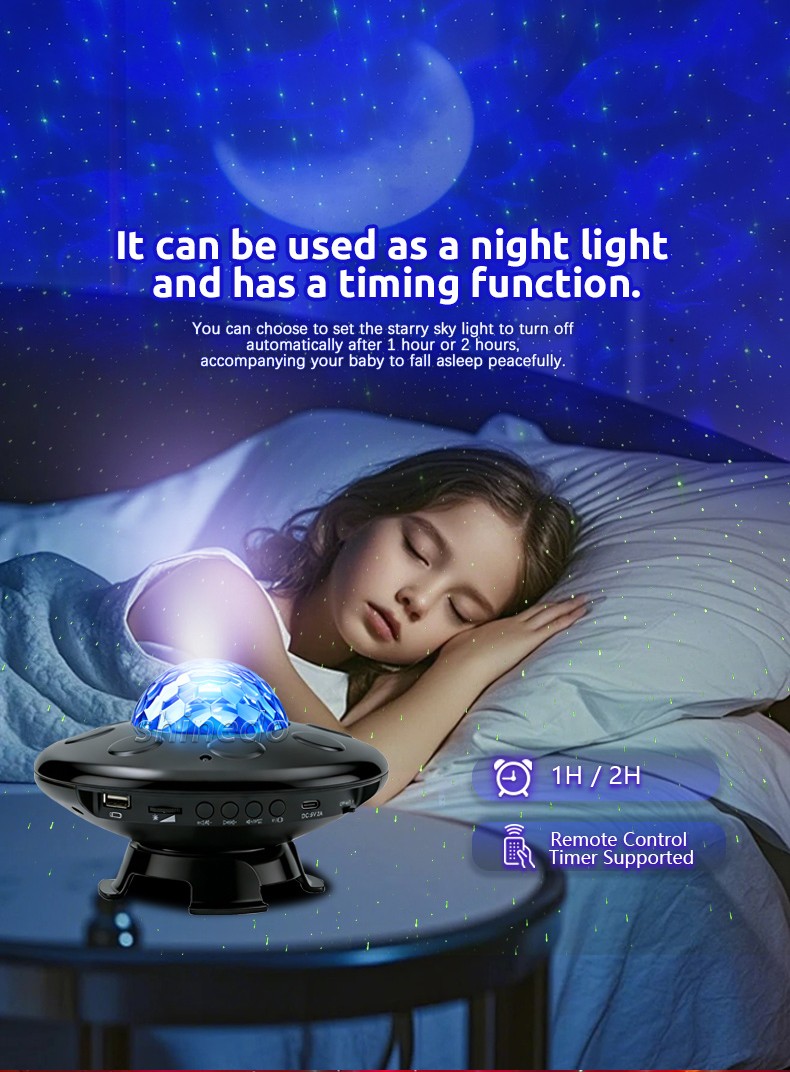 UFO LED Projector Lamp – BT Music Speaker Starry Sky Projector with Remote Control UFO LED Projector Lamp – BT Music Speaker Starry Sky Projector with Remote Control